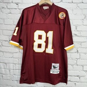 Art Monk Washington Redskins 50th Anniversary Mitchell & Ness Jersey Size 50 HOF